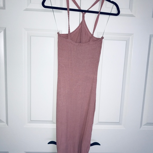 Muted Rose Midi Dress. NWOT. - Picture 5 of 8